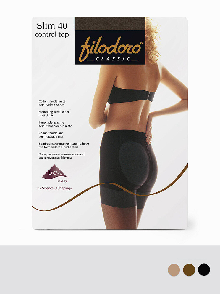 

Колготки FilCl Slim 40 Control Top, Черный;nero