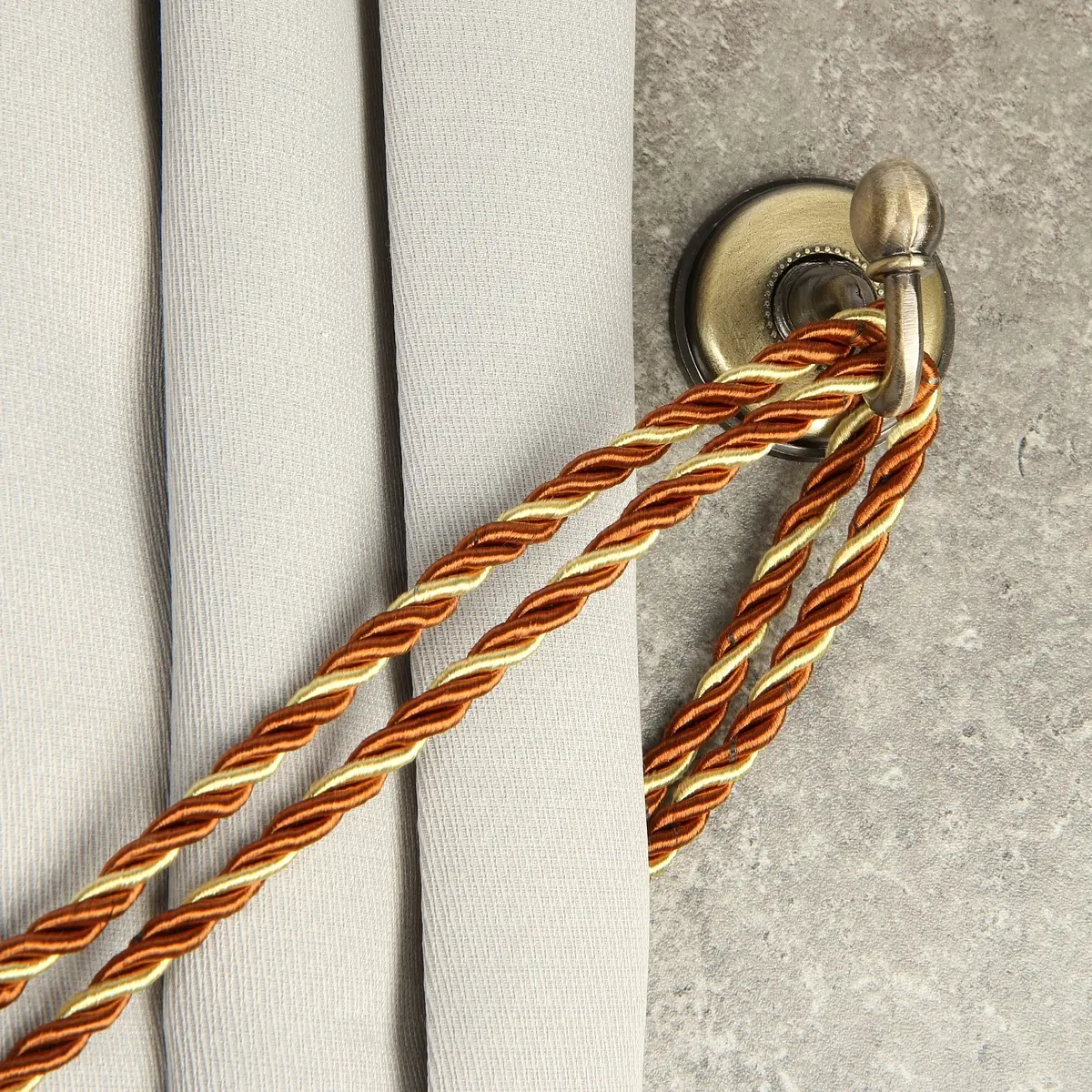 

Держатель для штор однорожковый, cappio kc112, цвет бронза, 2 шт.