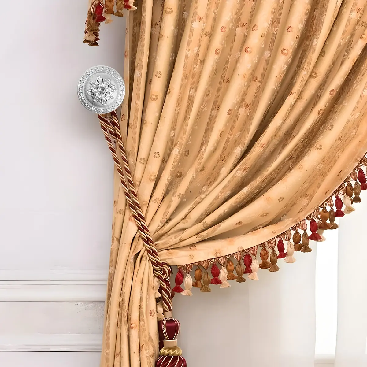 

Держатель для штор cappio kc211, цвет серебро, 2 шт.