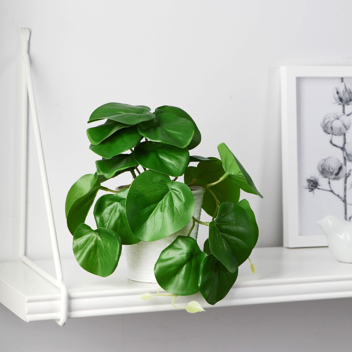 

Искусственный цветок в горшке, Зеленый