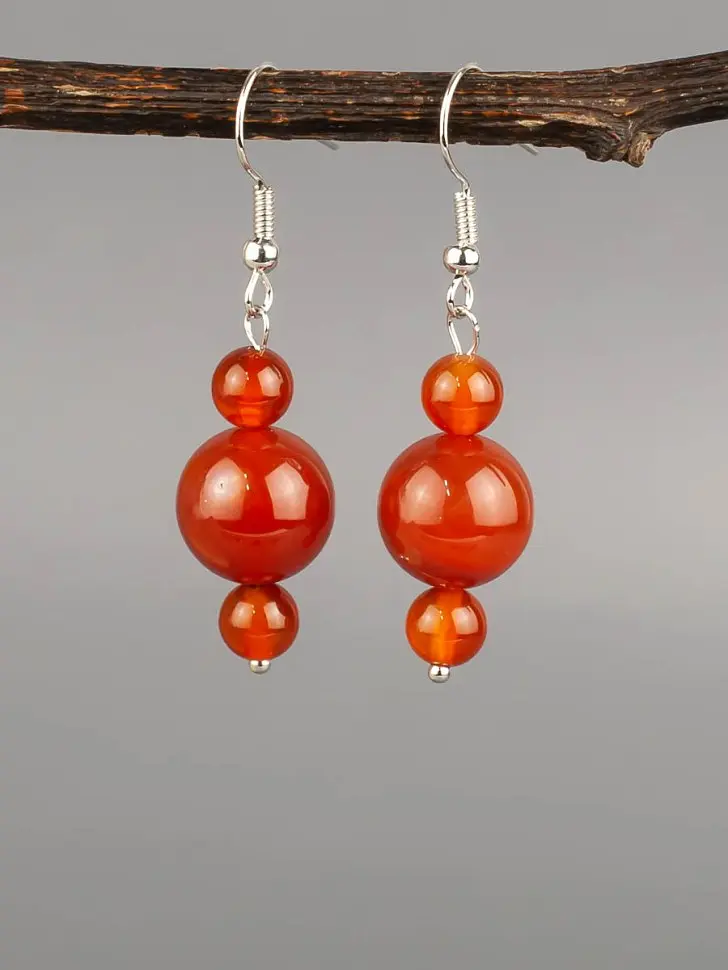 

Серьги, Оранжевый