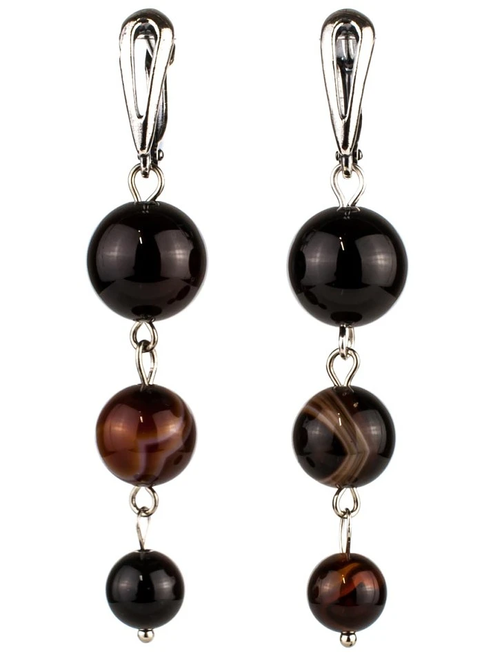 

Серьги, Коричневый