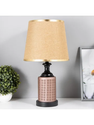 Настольная лампа берта e27 40 вт черный 