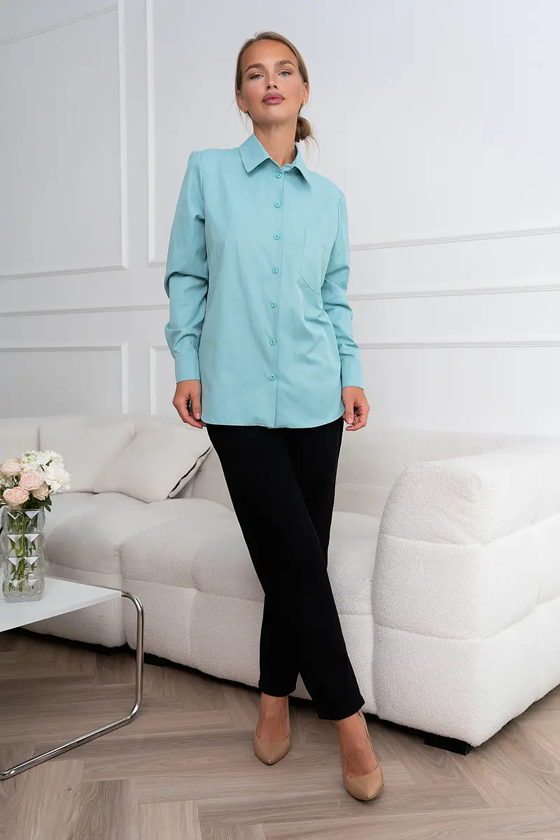 

Рубашка, Бирюзовый