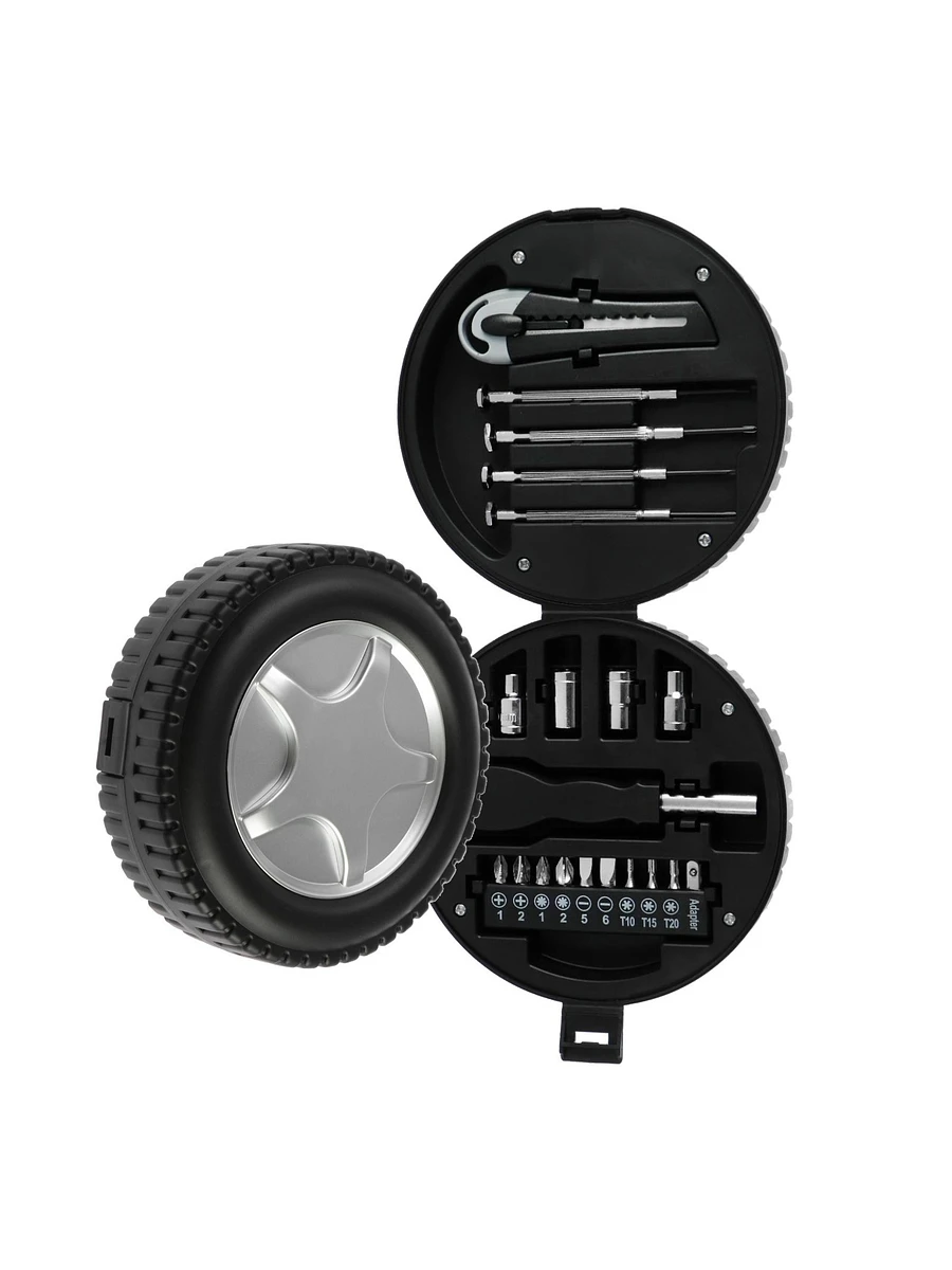 

Набор инструментов тундра, подарочный пластиковый кейс, Черный