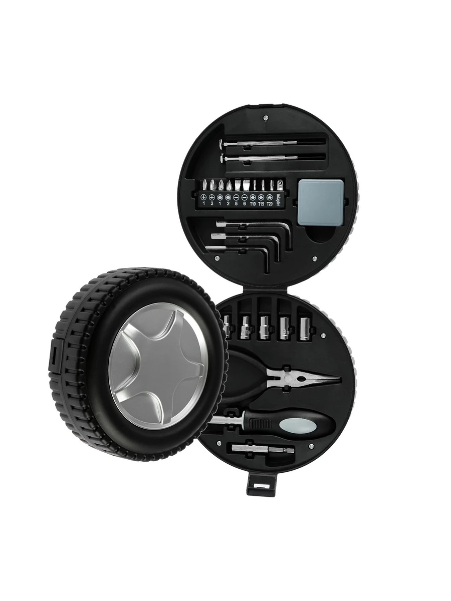 

Набор инструментов тундра, подарочный пластиковый кейс, Серый;черный