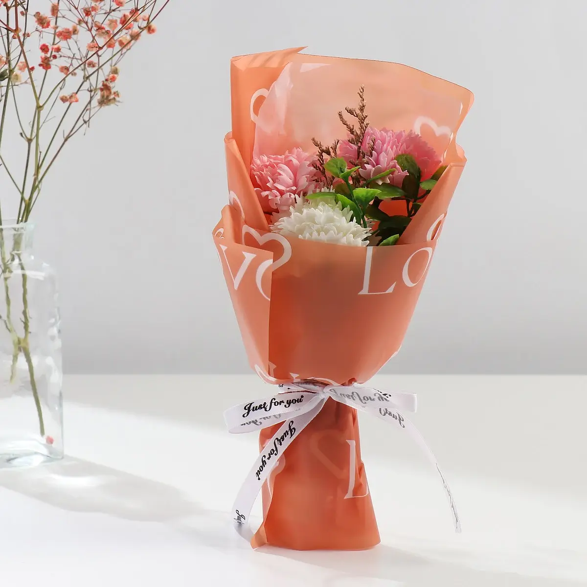 

Букет из мыльных лепестков для ванны, Разноцветный;бежевый