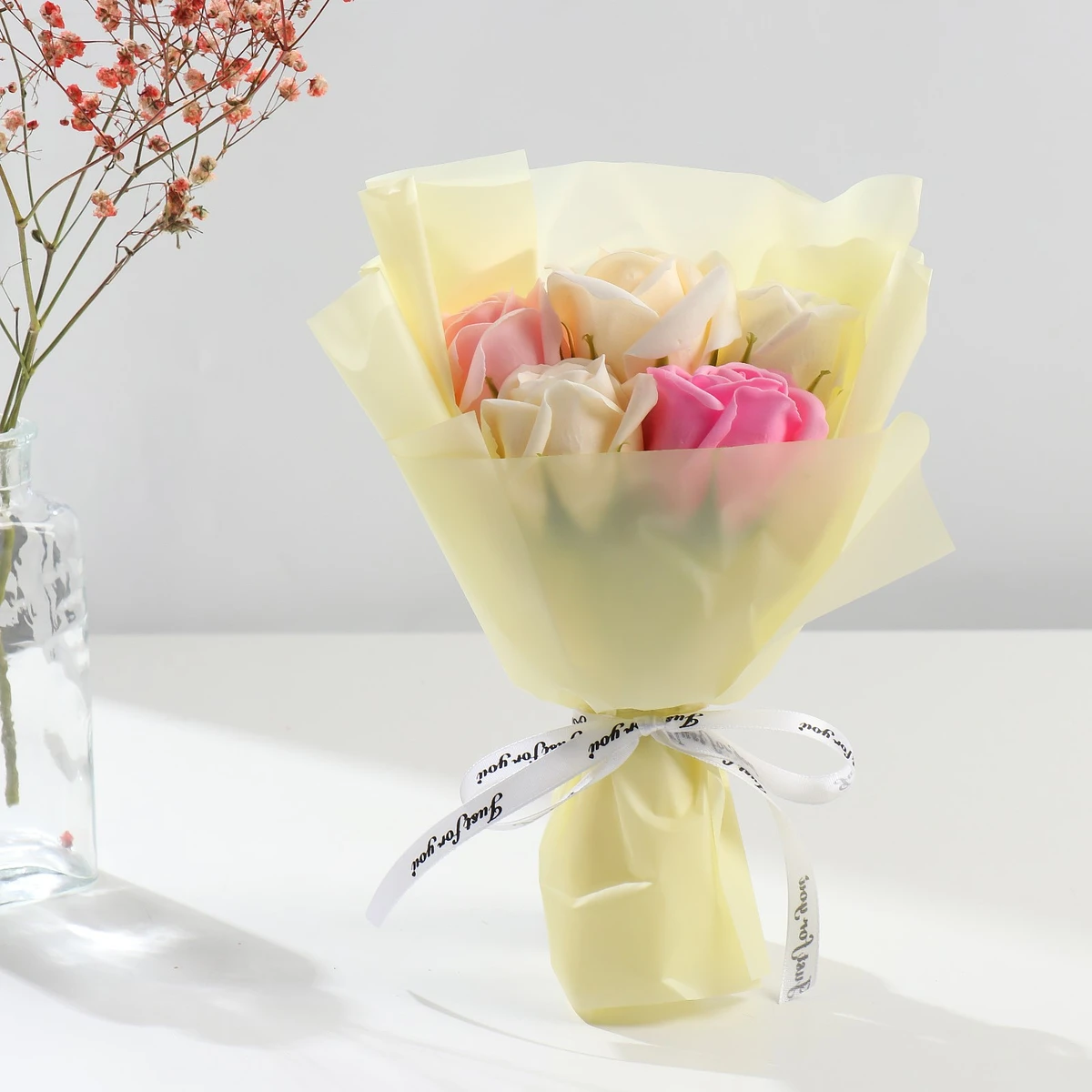 

Букет из мыльных лепестков для ванны, Розовый