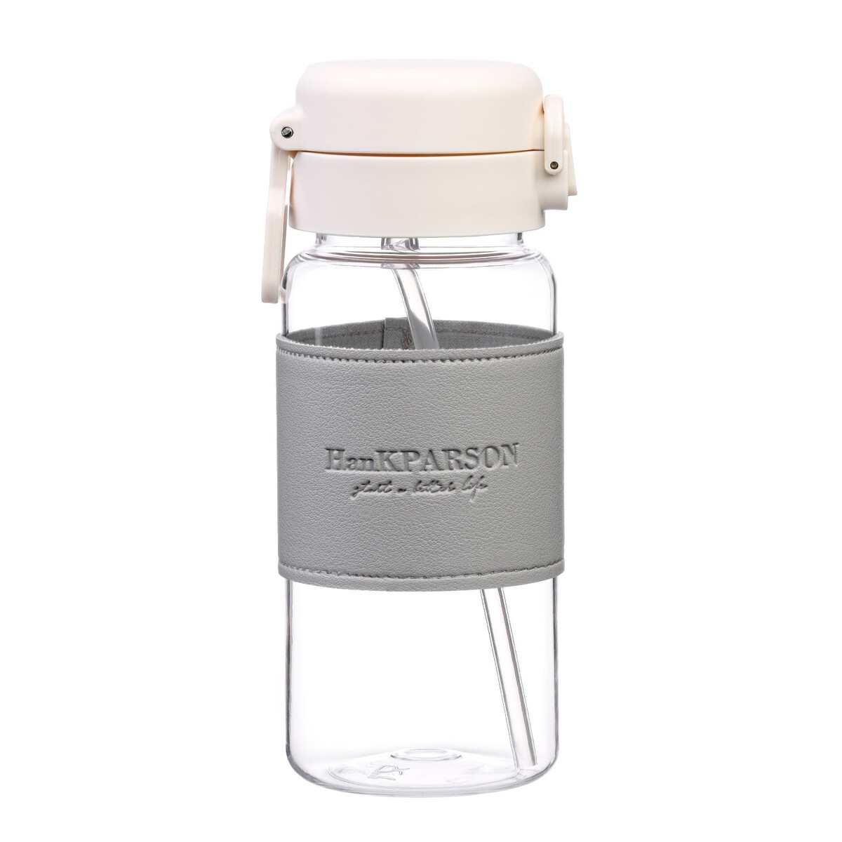 

Бутылка для воды, 480 мл, серая, Прозрачный;серый