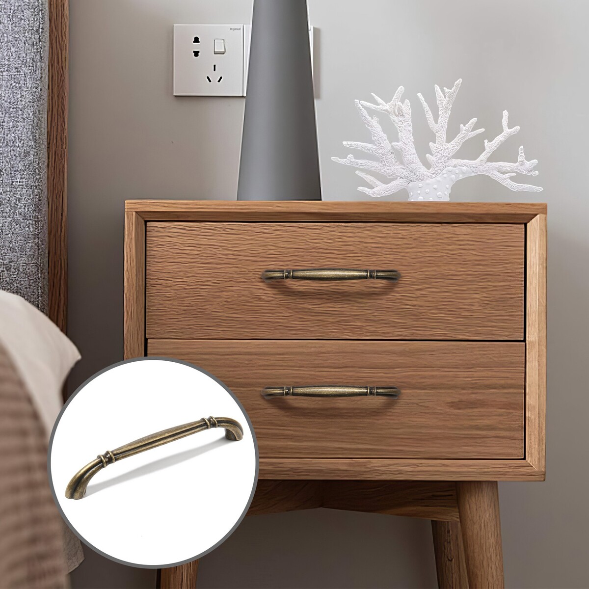 

Ручка-скоба cappio rsc039, м/о 128 мм, цвет старинная бронза, Старая бронза