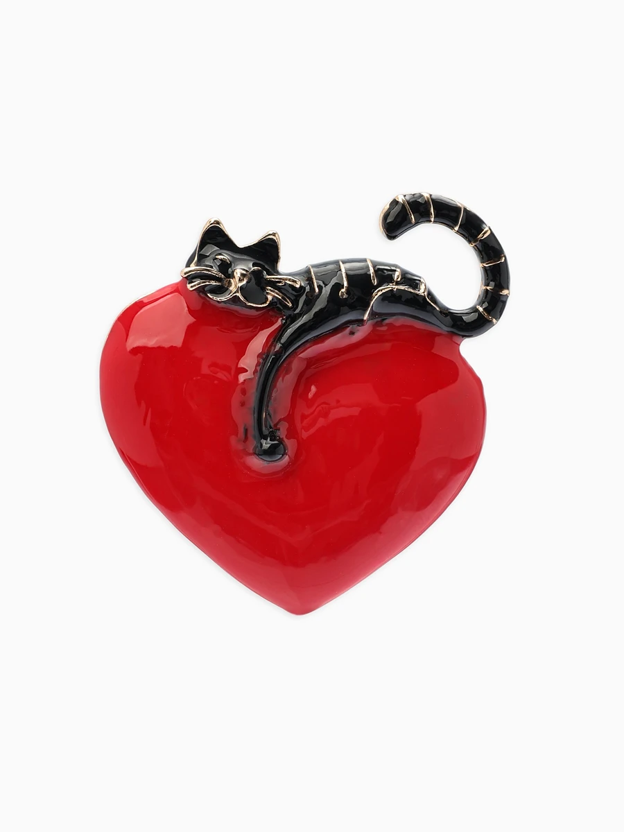 

Брошь, Красный;черный