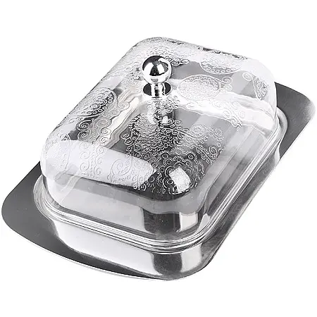 

Масленка для сливочного масла, Серебристый