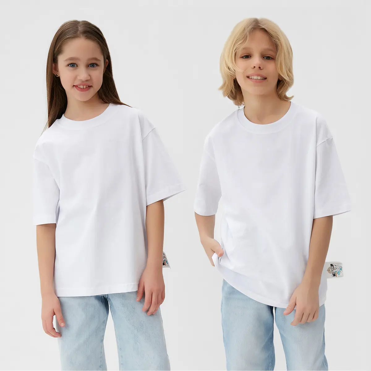 

Футболка однотонная, Белый