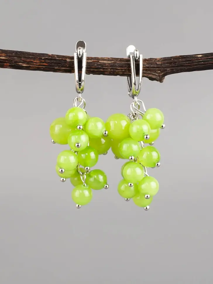 

Серьги, Зеленый