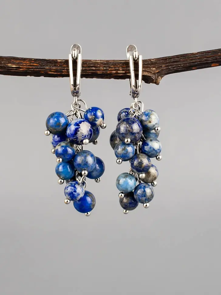 

Серьги, Синий