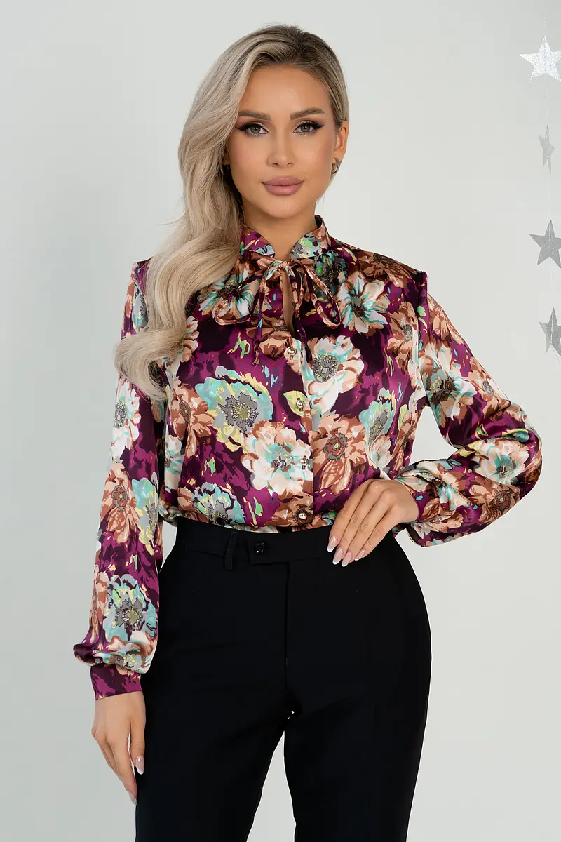 

Блузка, Бордовый