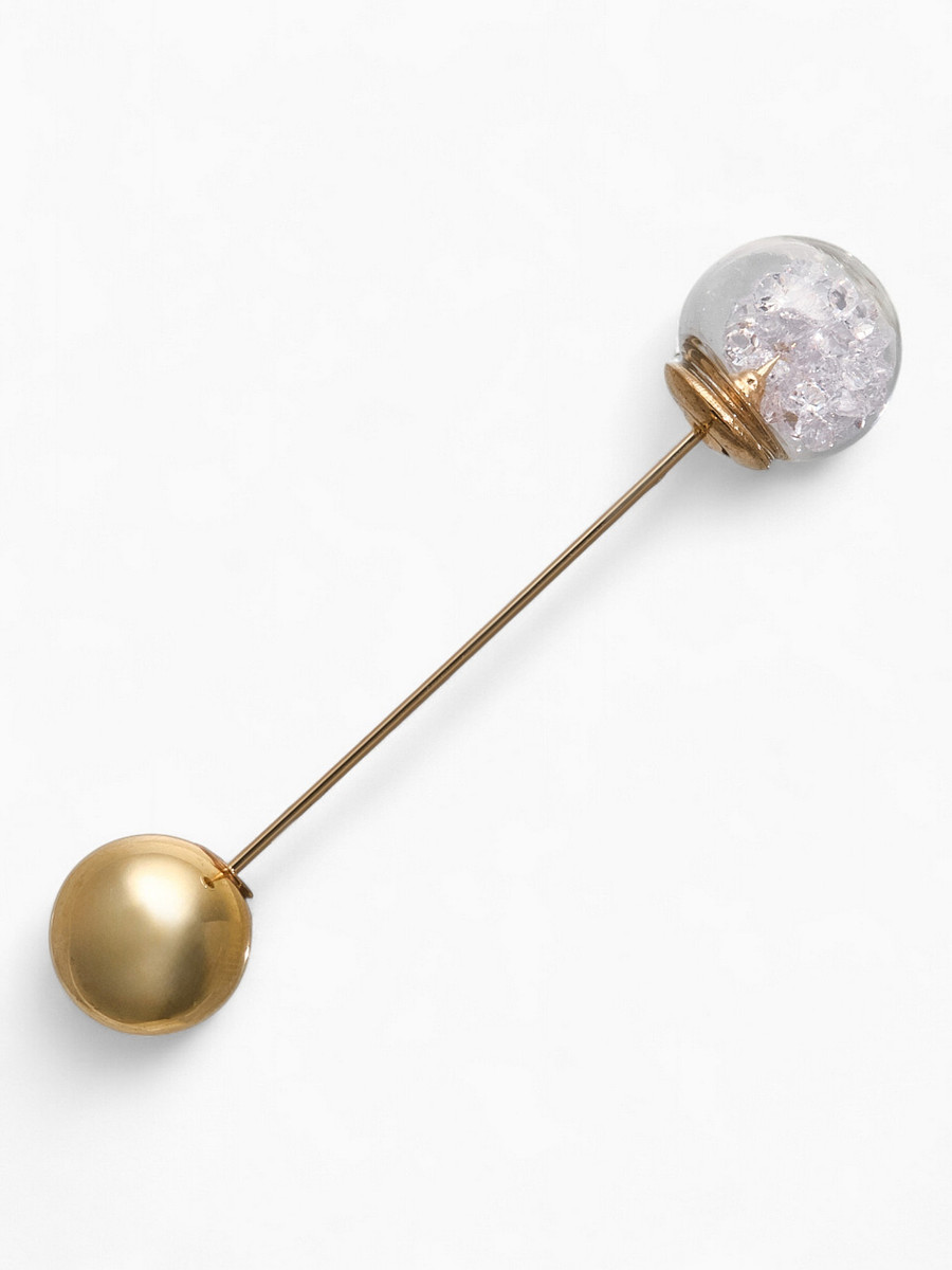 

Булавка, Белый;прозрачный