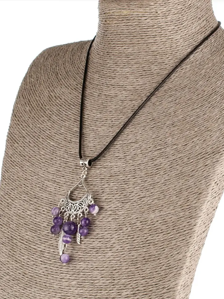 

Колье, Фиолетовый