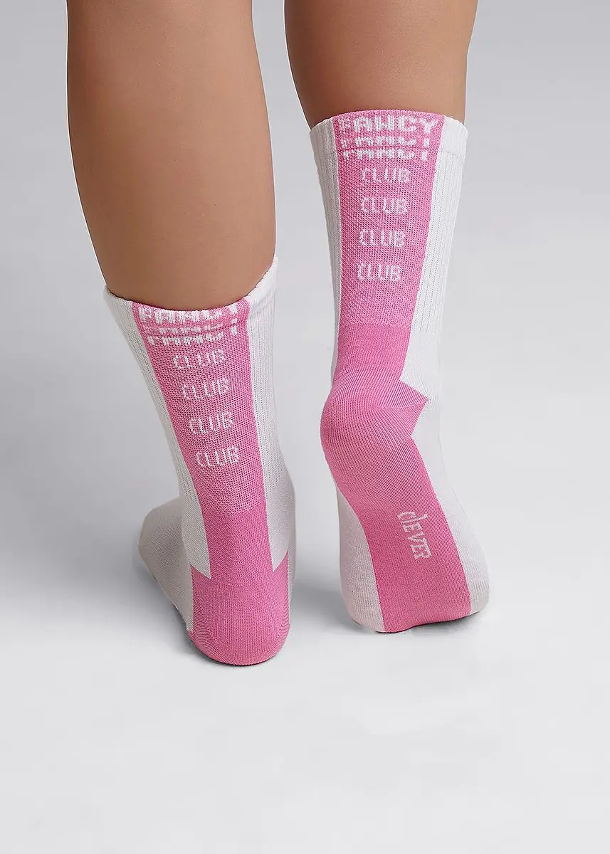 

Носки, Белый;белый/розовый