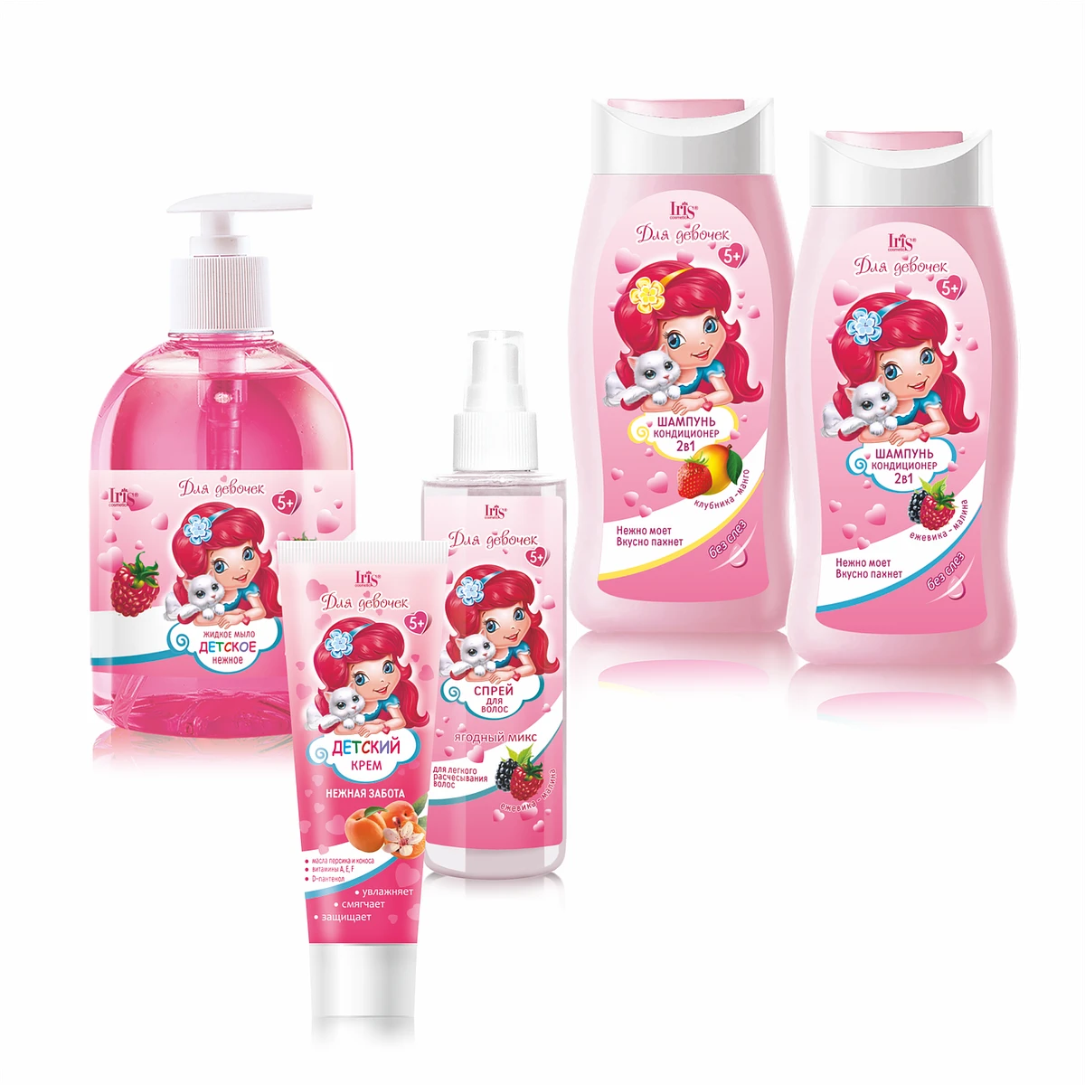 

Спрей для волос для детей Для девочек, Прозрачный