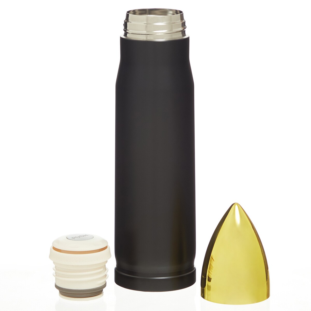 

Термос, пуля, 450 мл,, Черный