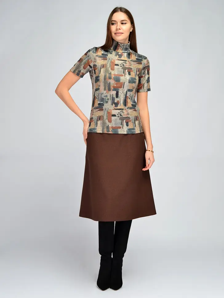 

Водолазка, Бежевый;черный