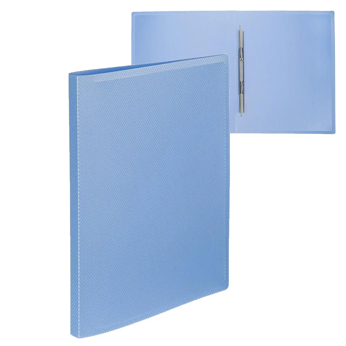 

Папка с пружинным скоросшивателем а4, 700 мкм, calligrata top breeze, до 120 листов, небесный, Синий