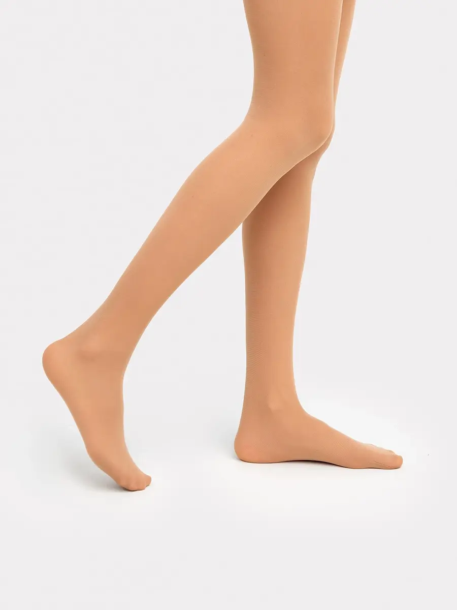 

Колготки детские капроновые в бежевом цвете, Бежевый;нюдовый
