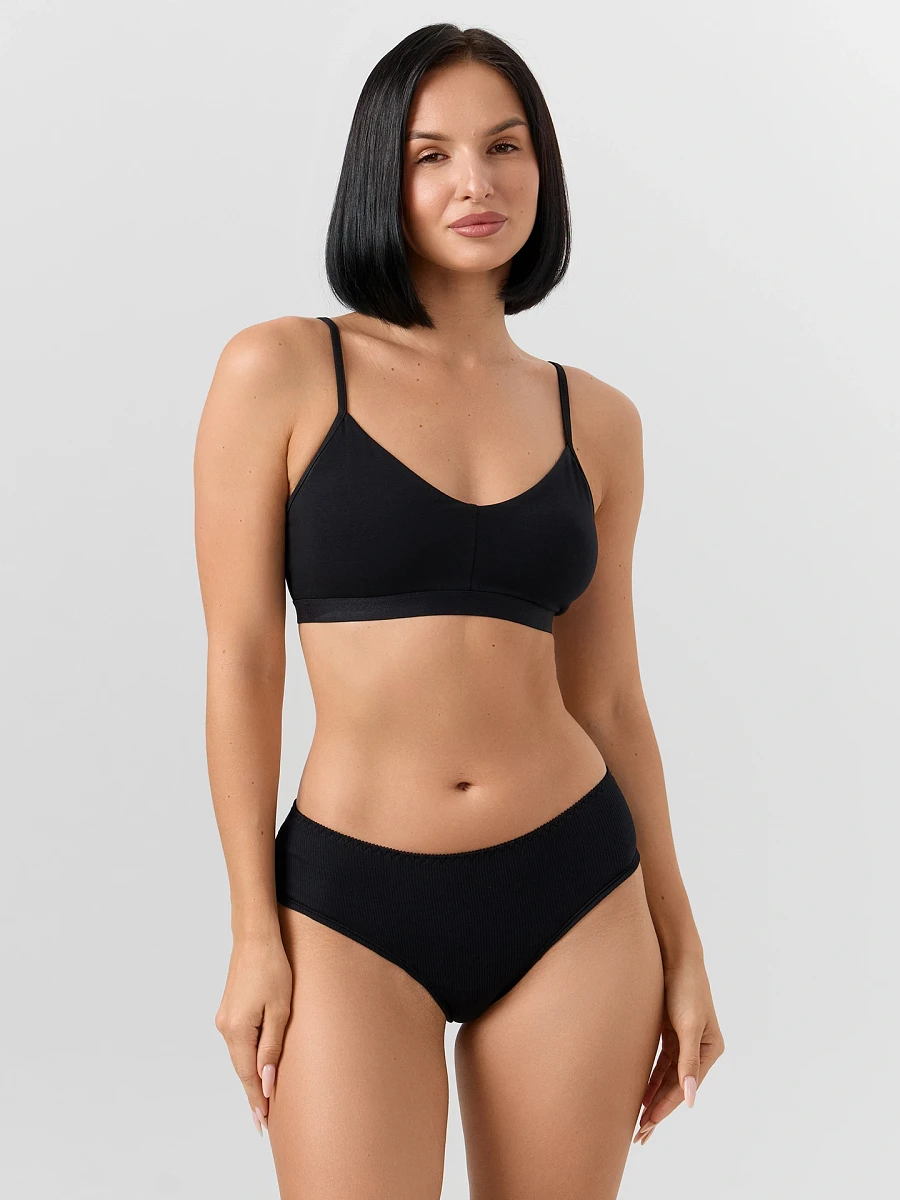 

Трусы женские шорты черные, Черный