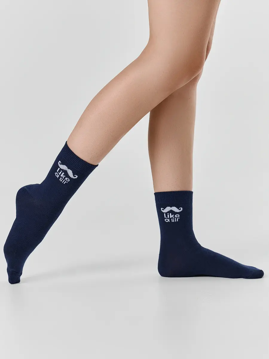 

Носки детские, Синий;т.синий