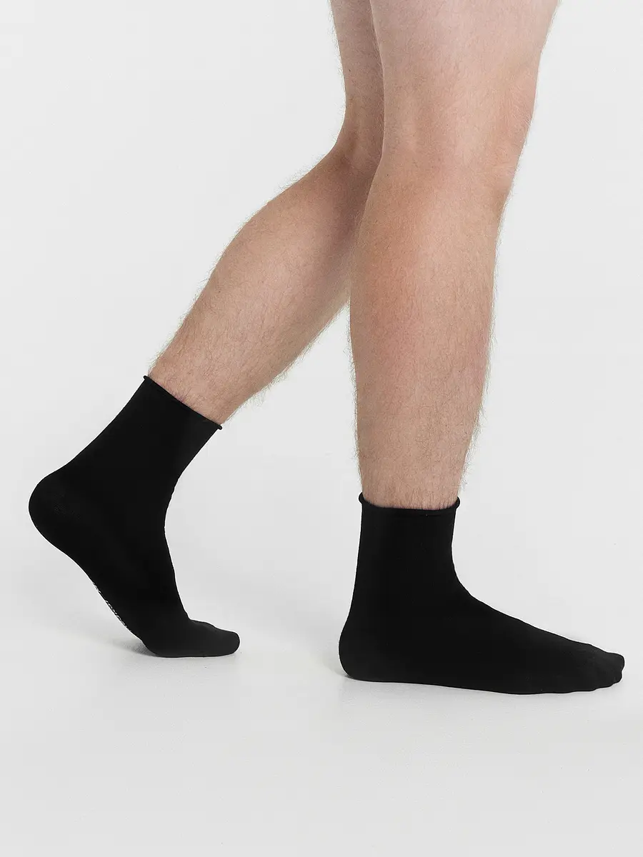 

Носки мужские высокие черные, Черный