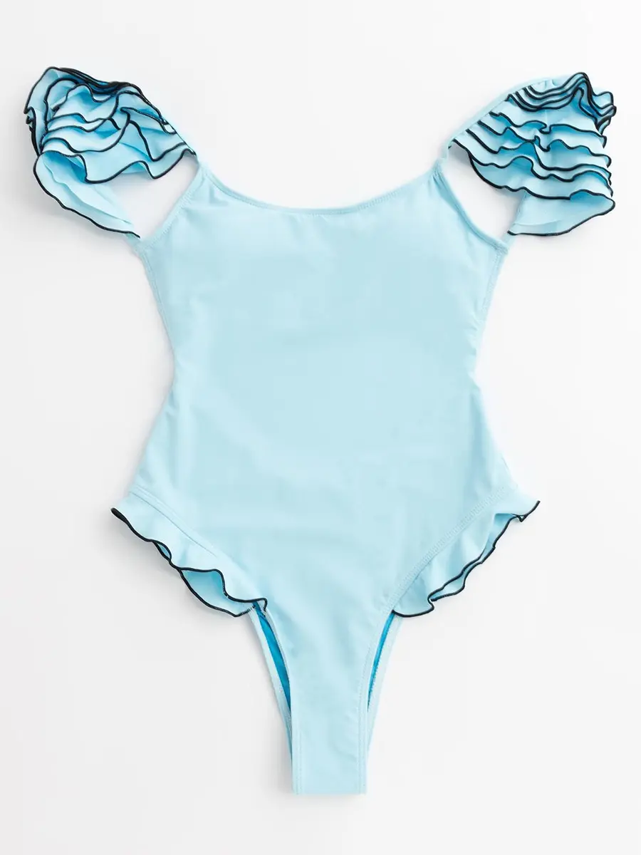 

Купальник, Голубой