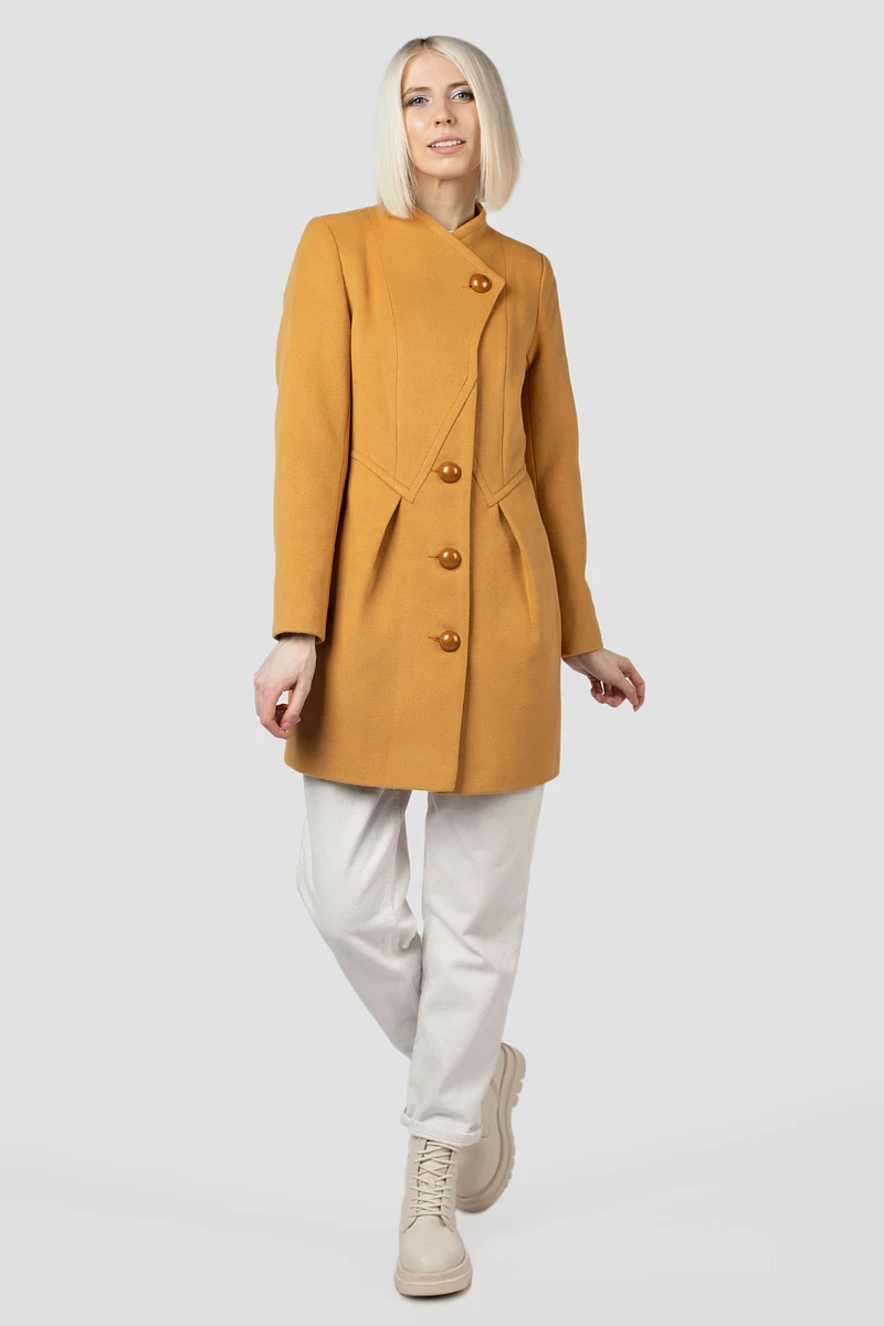 

Пальто, Желтый;горчичный