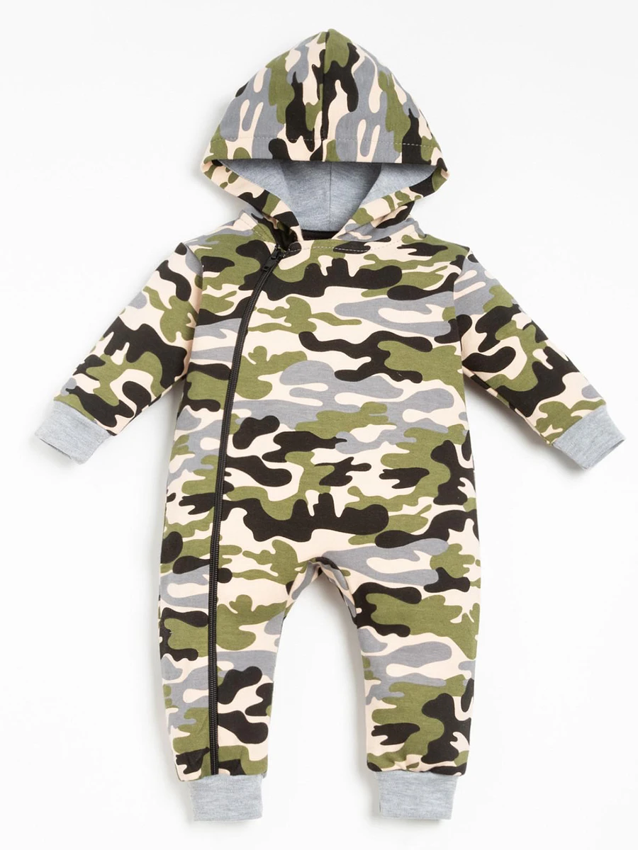 

Комбинезон, Зеленый;камуфляж