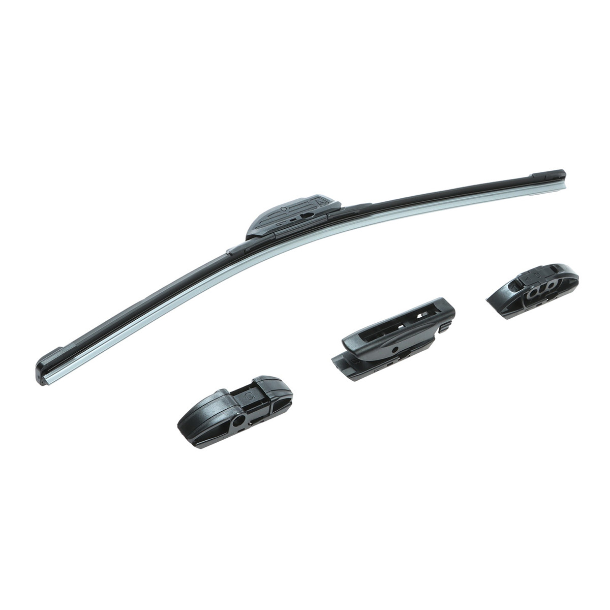 

Щетка стеклоочистителя cartage 17/430 мм, бескаркасная, мультикрепление, Черный