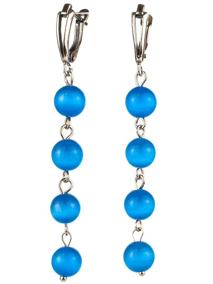 

Серьги, Голубой