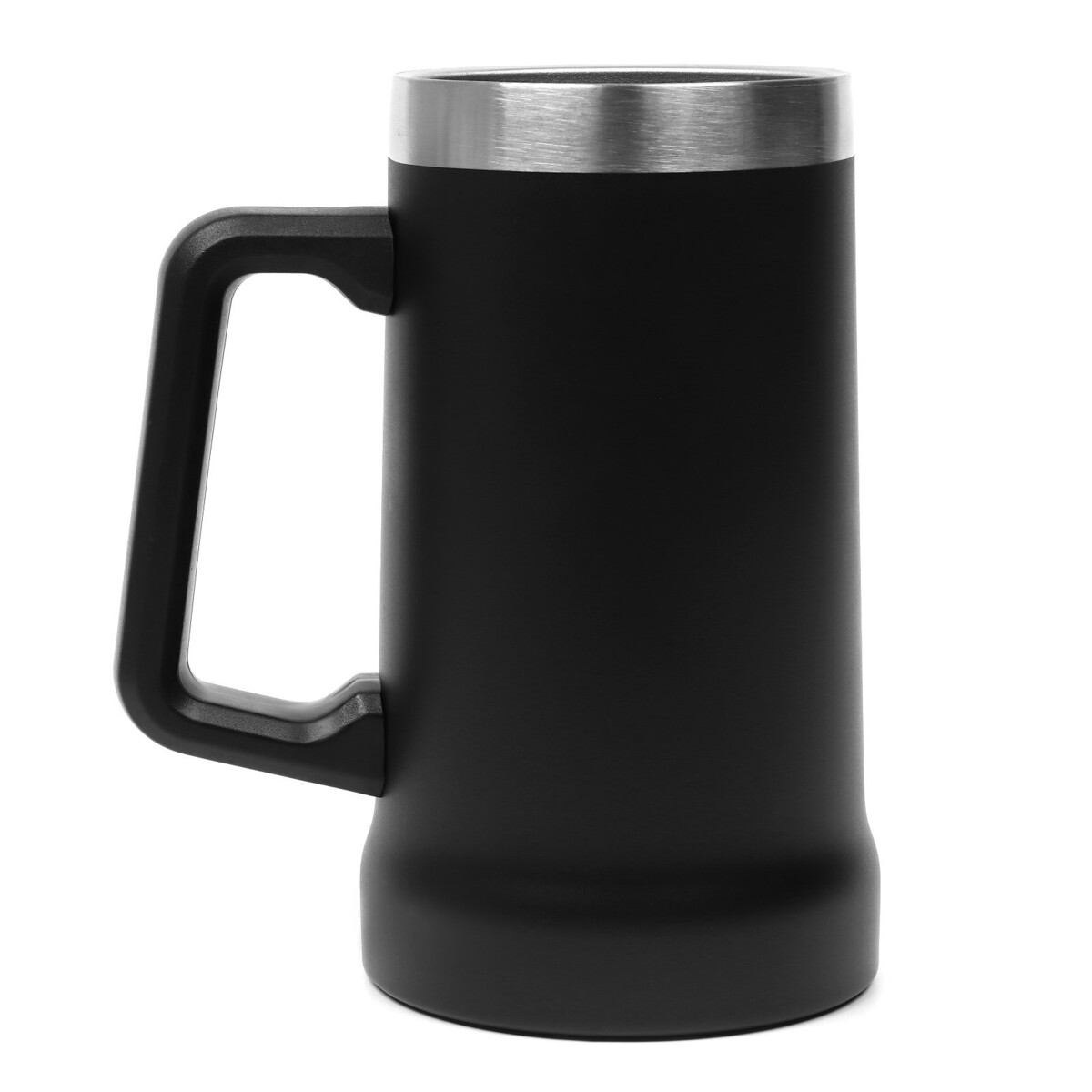 

Термокружка beer, 700 мл, нержавеющая сталь, черная, Черный