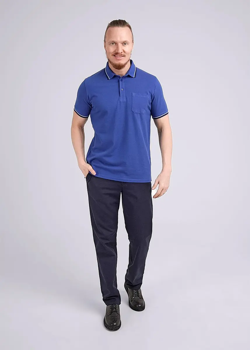 

Футболка поло, Синий