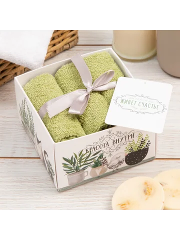 Набор махровых полотенец