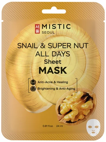 Тканевая маска для лица с муцином улитки