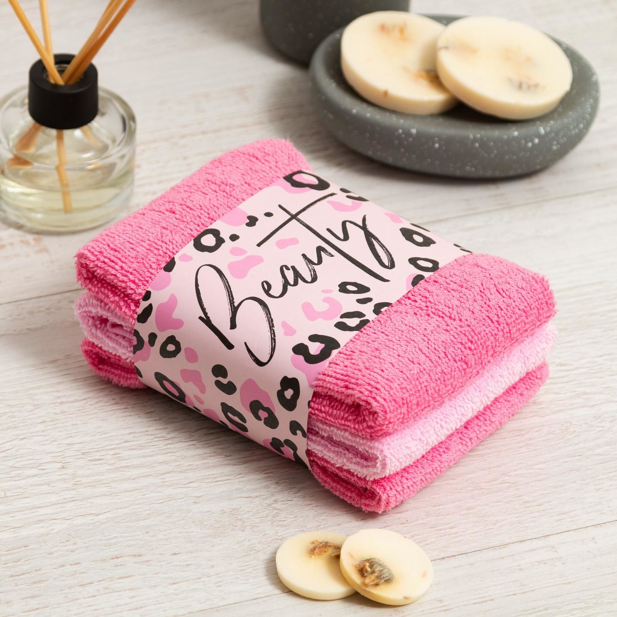 

Салфетки махровые декоративные, Розовый