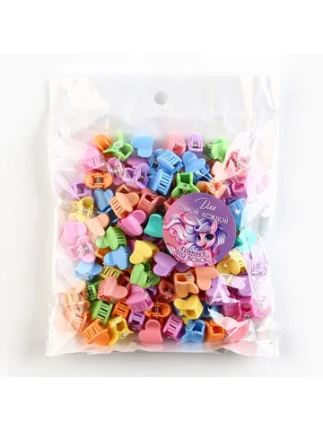 Краб для волос, мини, набор