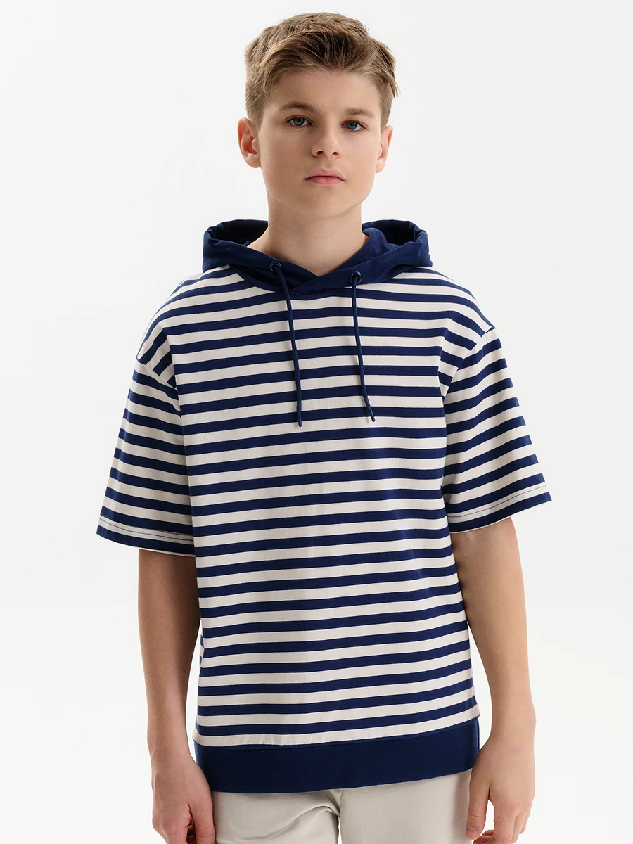 

Футболка, Белый;синий;темно-синий