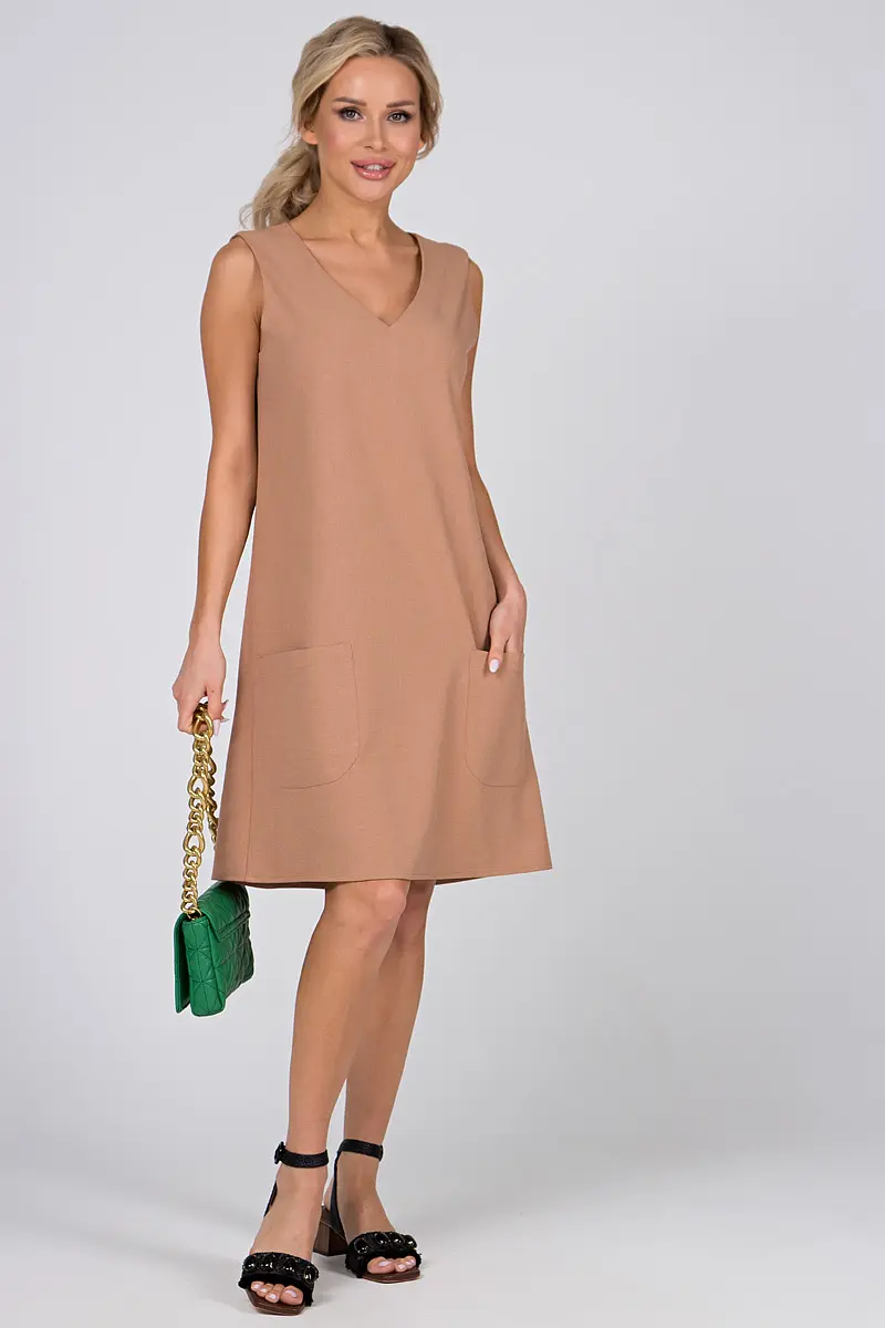 

Сарафан, Бежевый;песочный