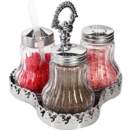

Набор для специй на, Серебристый