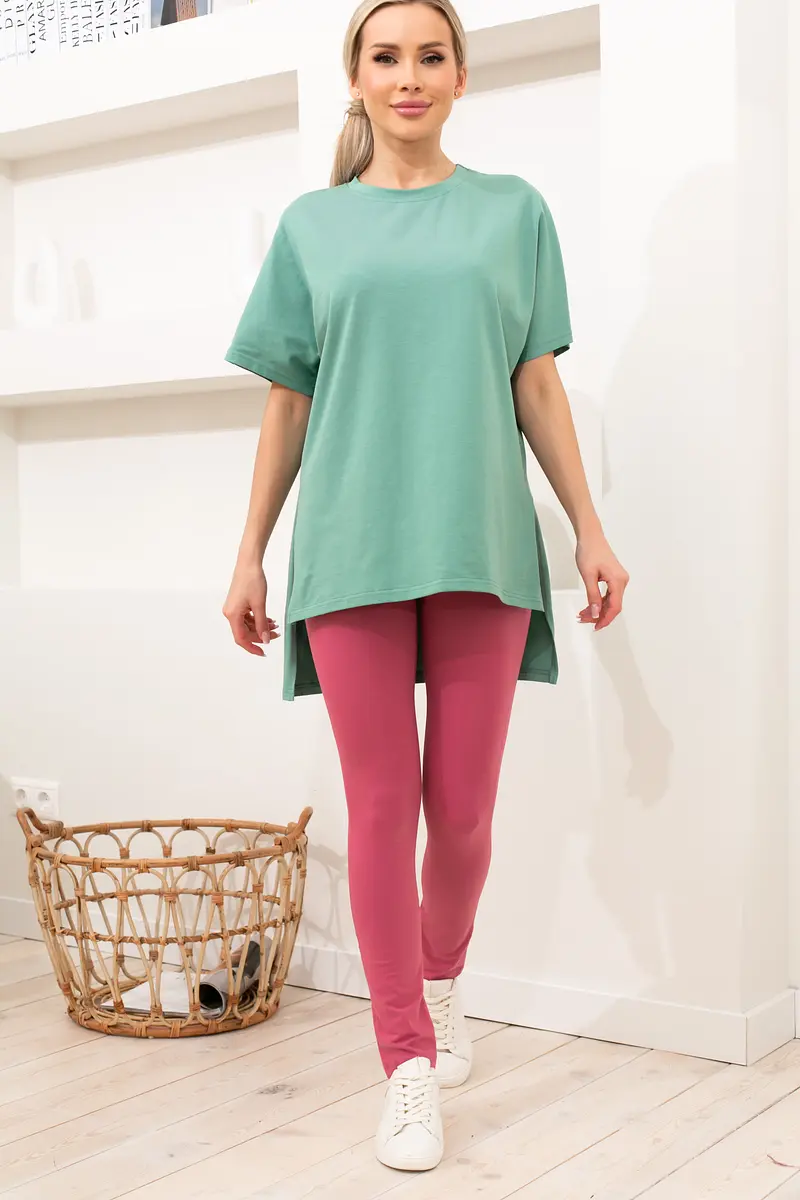 

Леггинсы, Розовый;темно-розовый