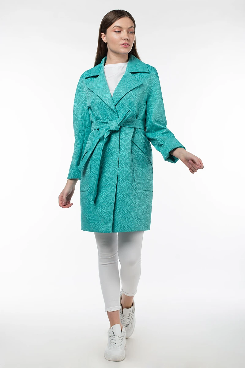 

Плащ, Бирюзовый;лазурь