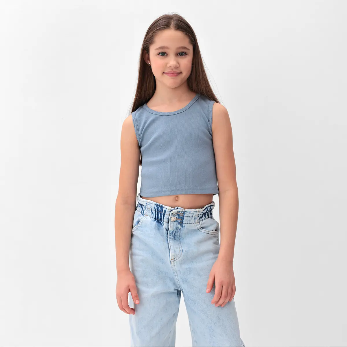 

Майка топ, Голубой