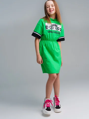 Платье трикотажное