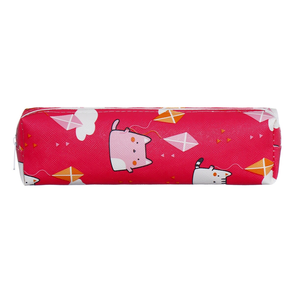 

Пенал школьный на молнии calligrata, Розовый